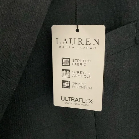 Lauren Ralph Lauren Classic Fit Charcoal Blazer